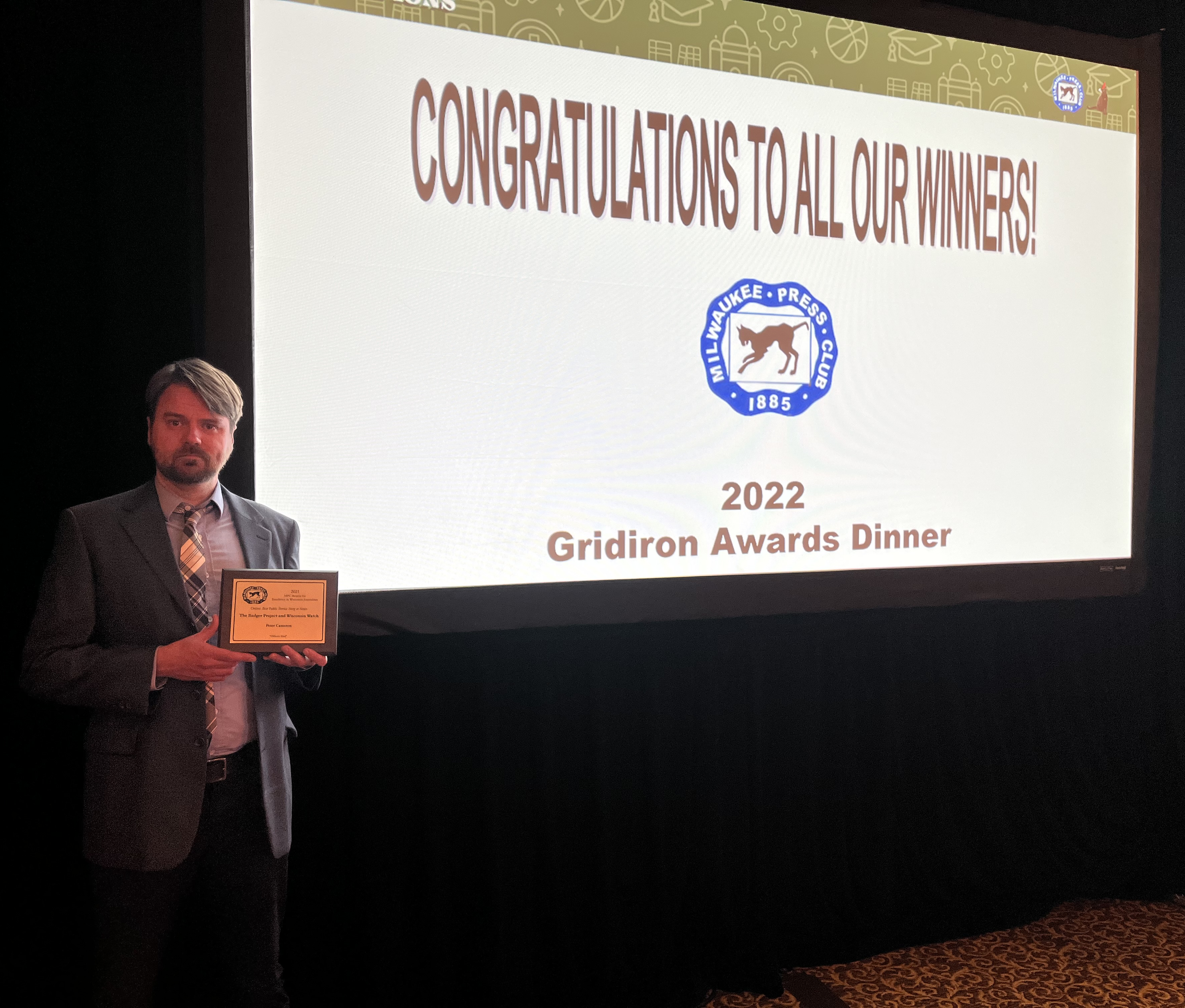 For 3rd time in 4 years, Milwaukee Press Club awards gold to The Badger Project