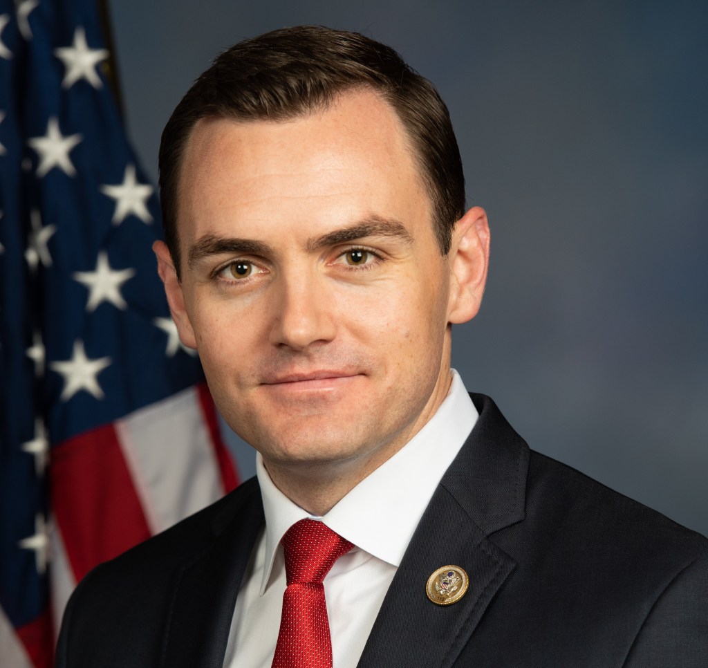 The official portrait of U.S. Rep. Mike Gallagher