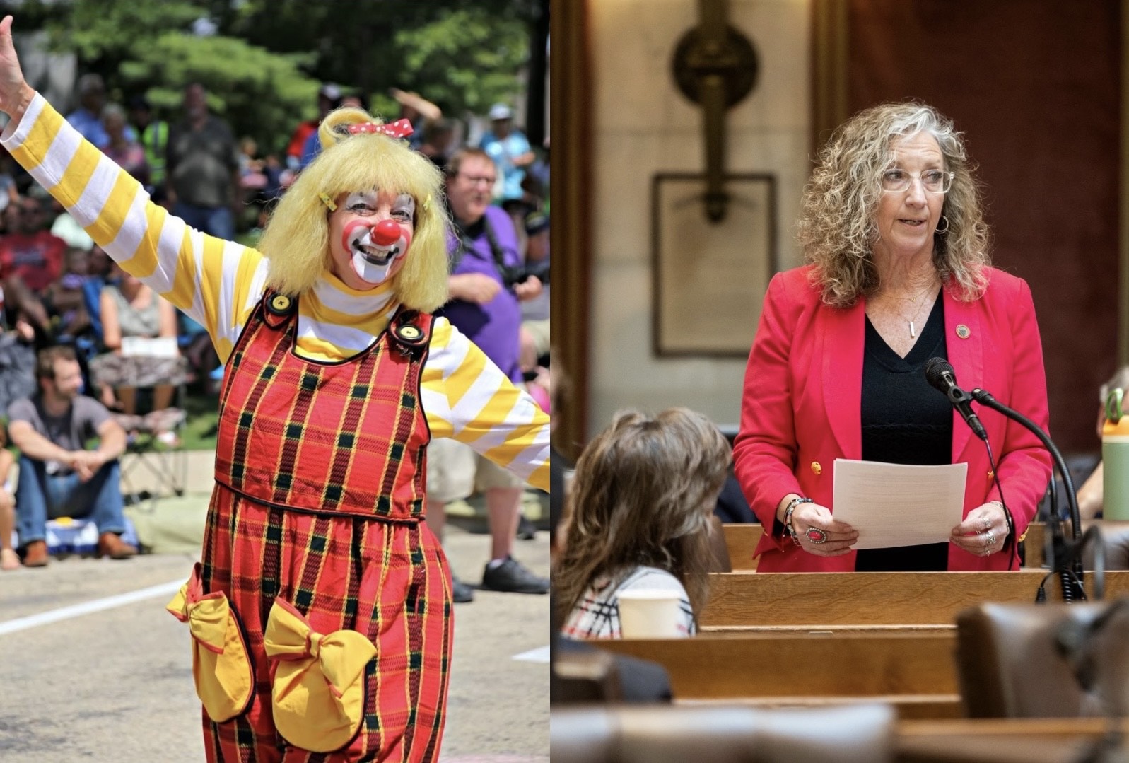 From one circus to another: Professional clown serving in Wisconsin Legislature